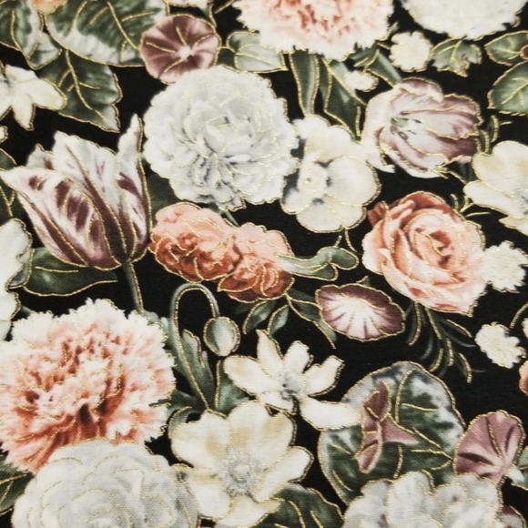 "Flowers VII" style Face Mask  - Adult Size - Picture 2 of 3